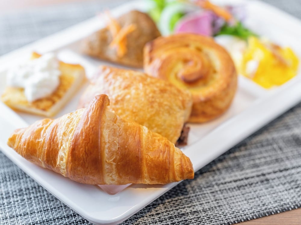 뷔페 아침 식사