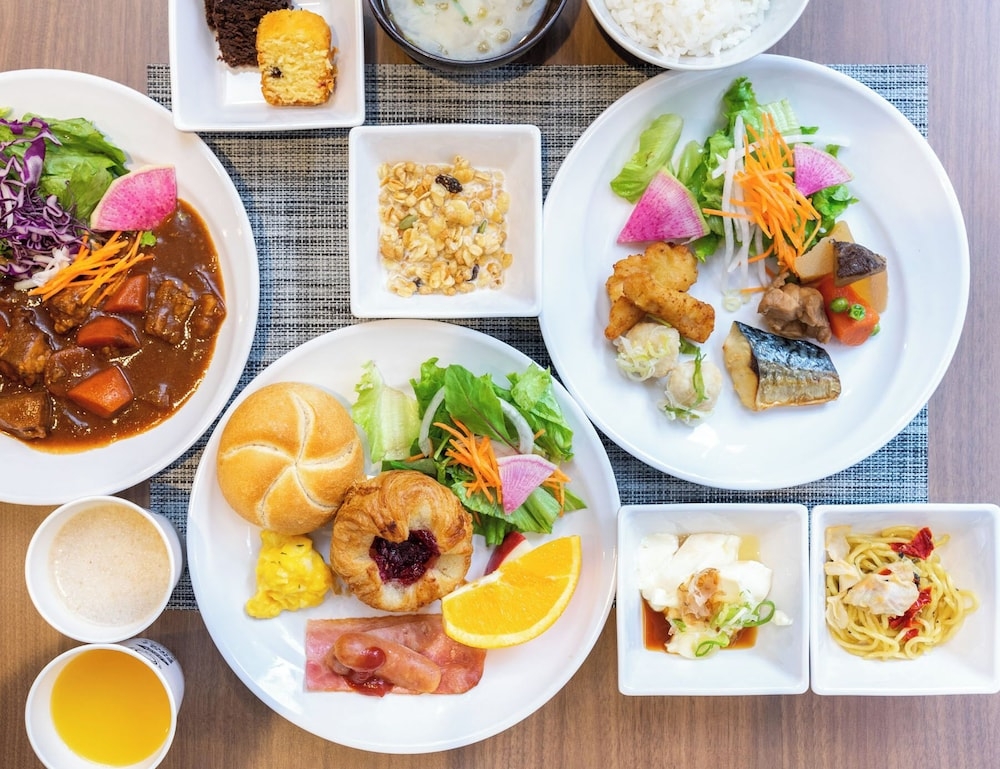 뷔페 아침 식사