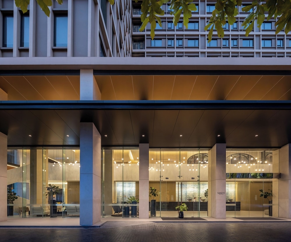 숙박 시설 입구