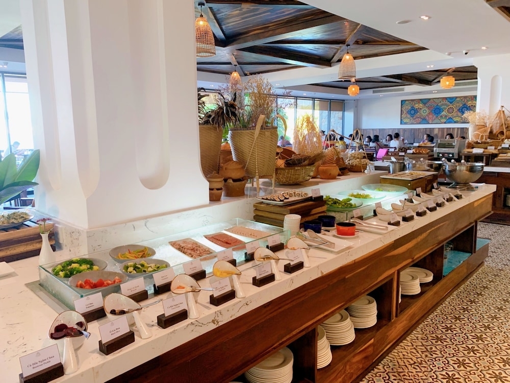 뷔페 아침 식사