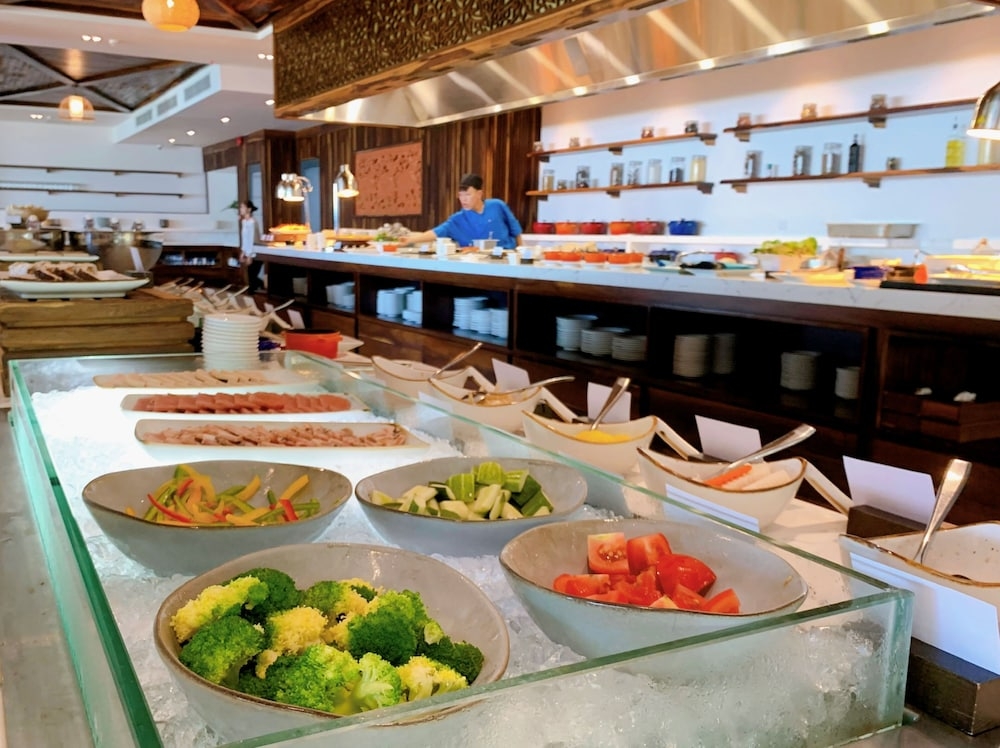 뷔페 아침 식사