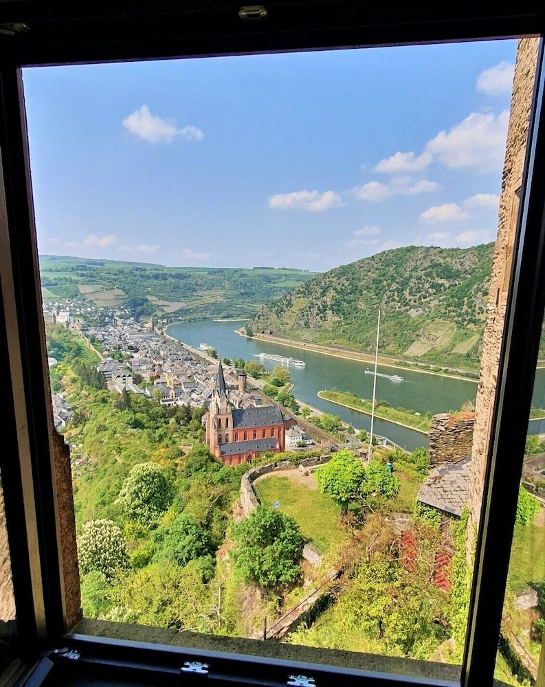 숙박 시설에서 보는 시내 전망