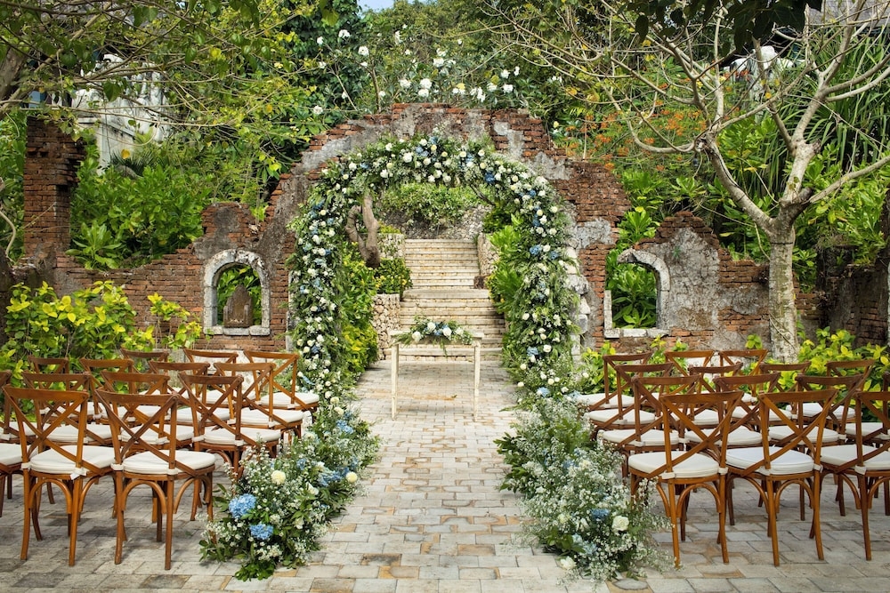 야외 결혼식 공간