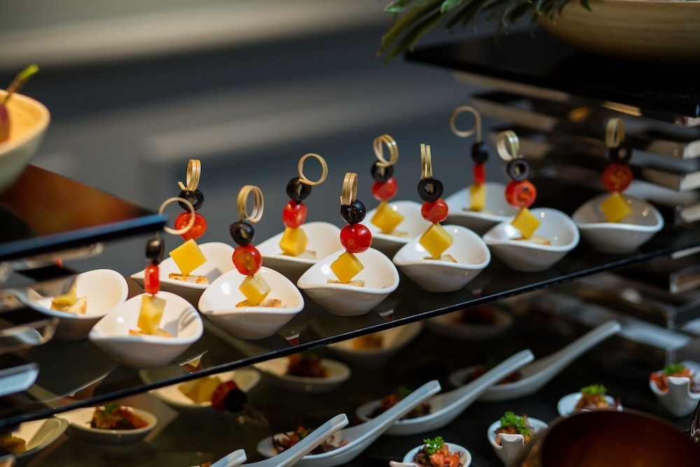 뷔페 아침 식사