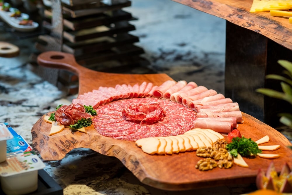 뷔페 아침 식사