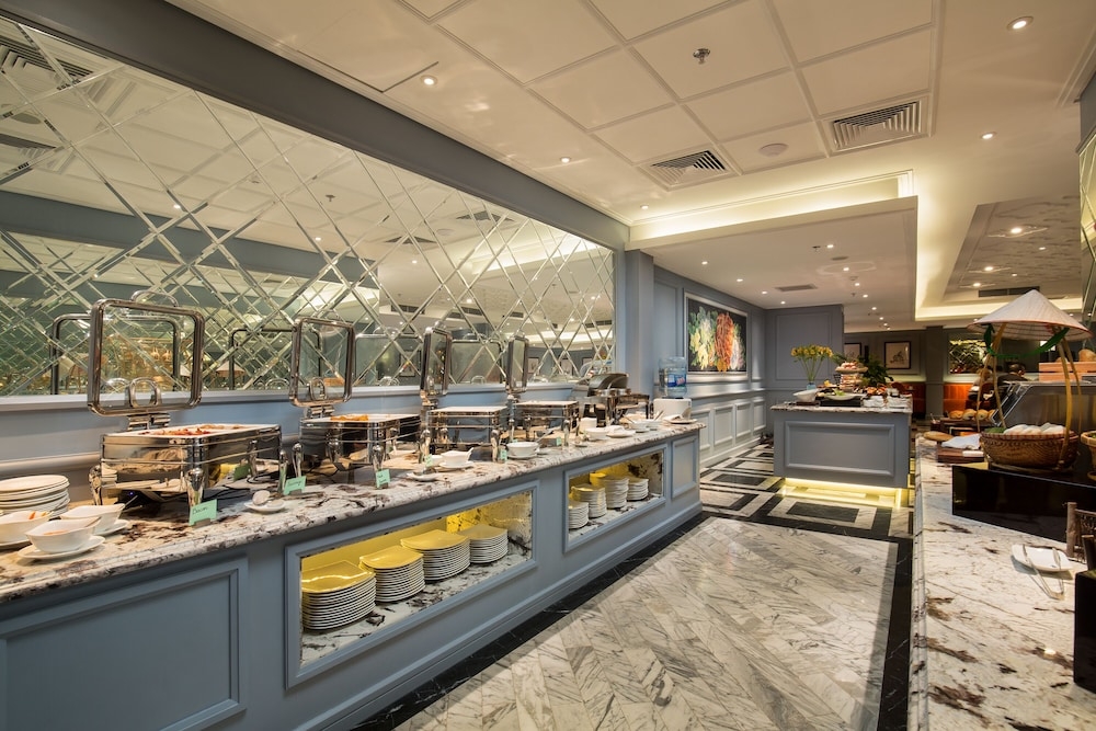 뷔페 아침 식사