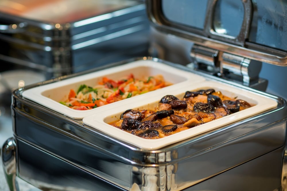 뷔페 아침 식사