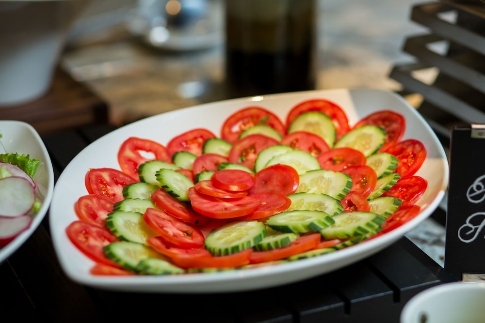 뷔페 아침 식사