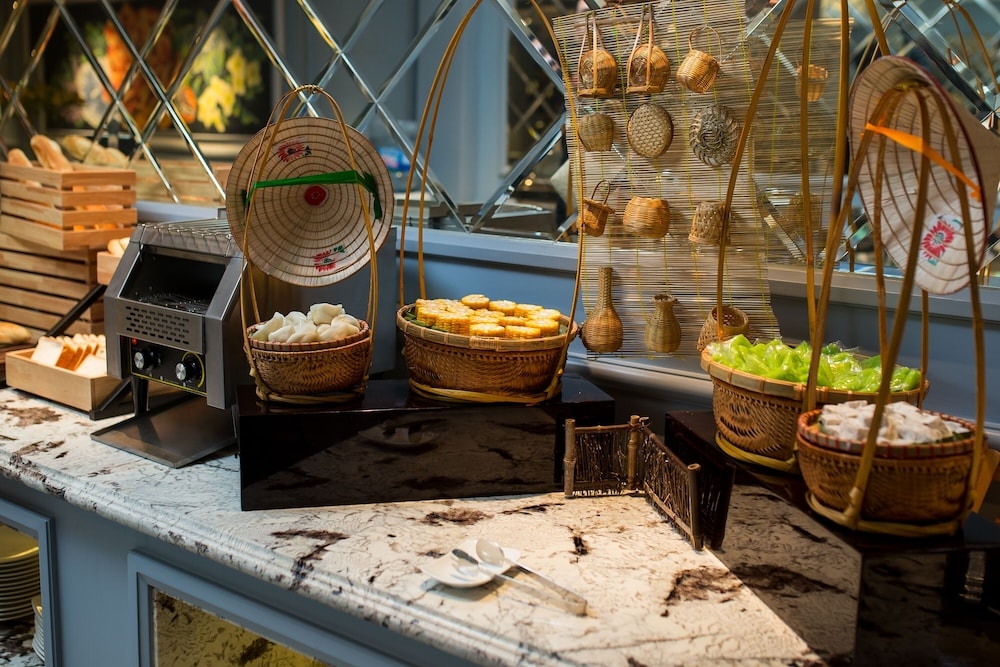 뷔페 아침 식사