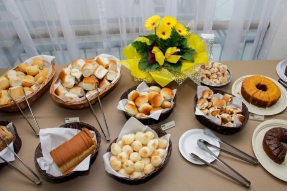 뷔페 아침 식사