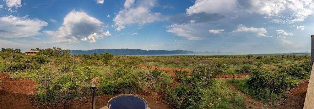 숙박 시설에서 보는 주변 전망