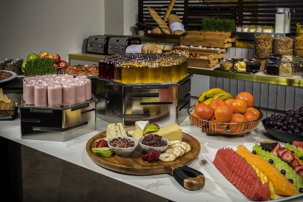 뷔페 아침 식사