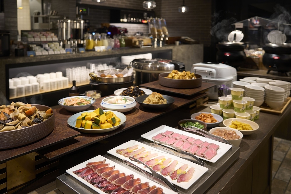 뷔페 아침 식사