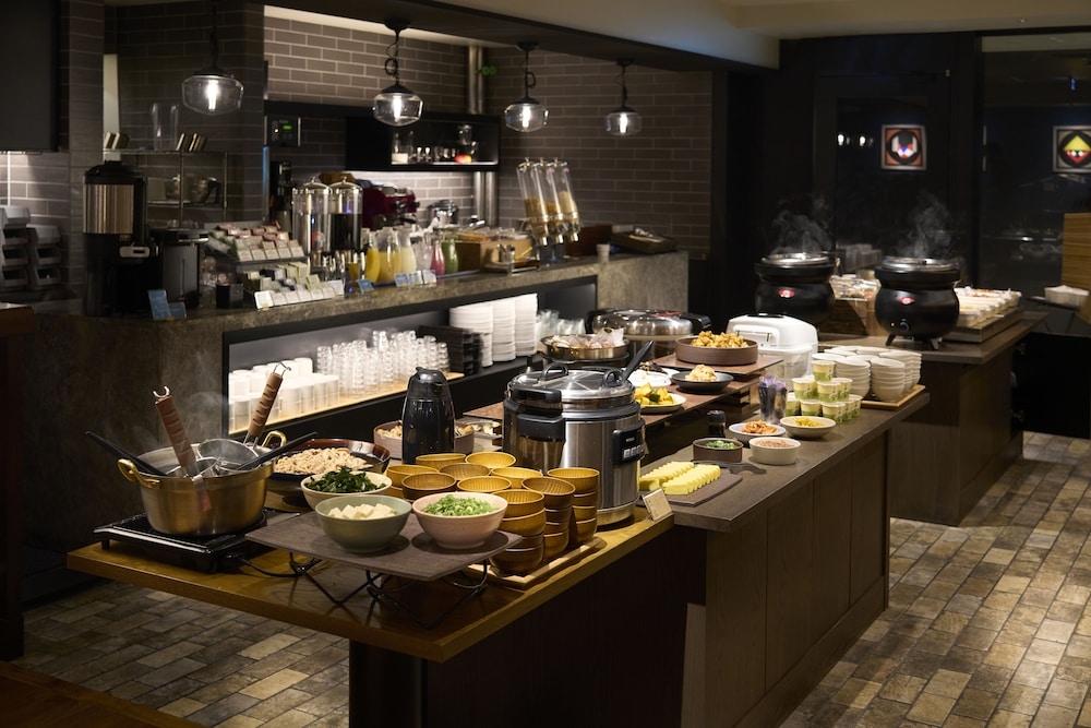 뷔페 아침 식사