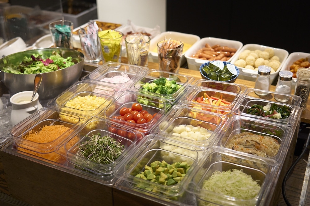 뷔페 아침 식사
