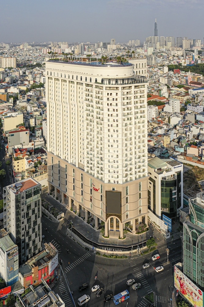 숙박 시설에서 보는 시내 전망