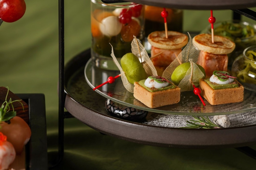 뷔페 아침 식사