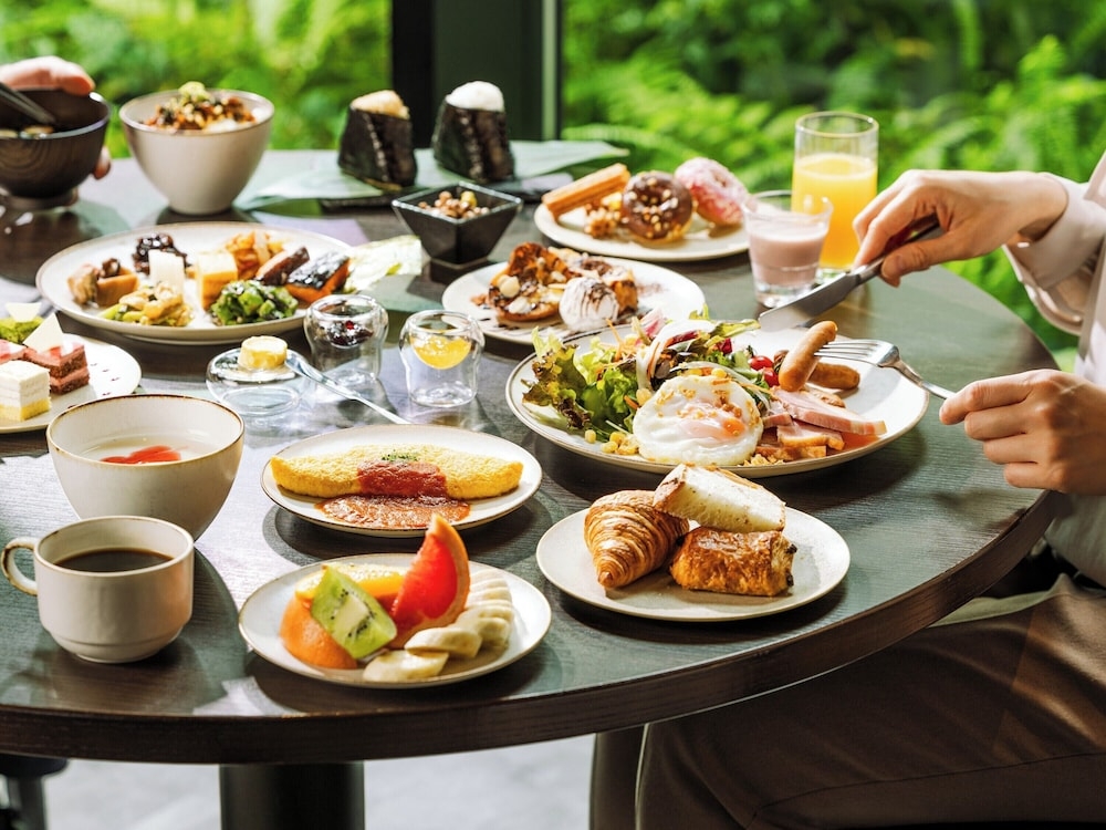 뷔페 아침 식사