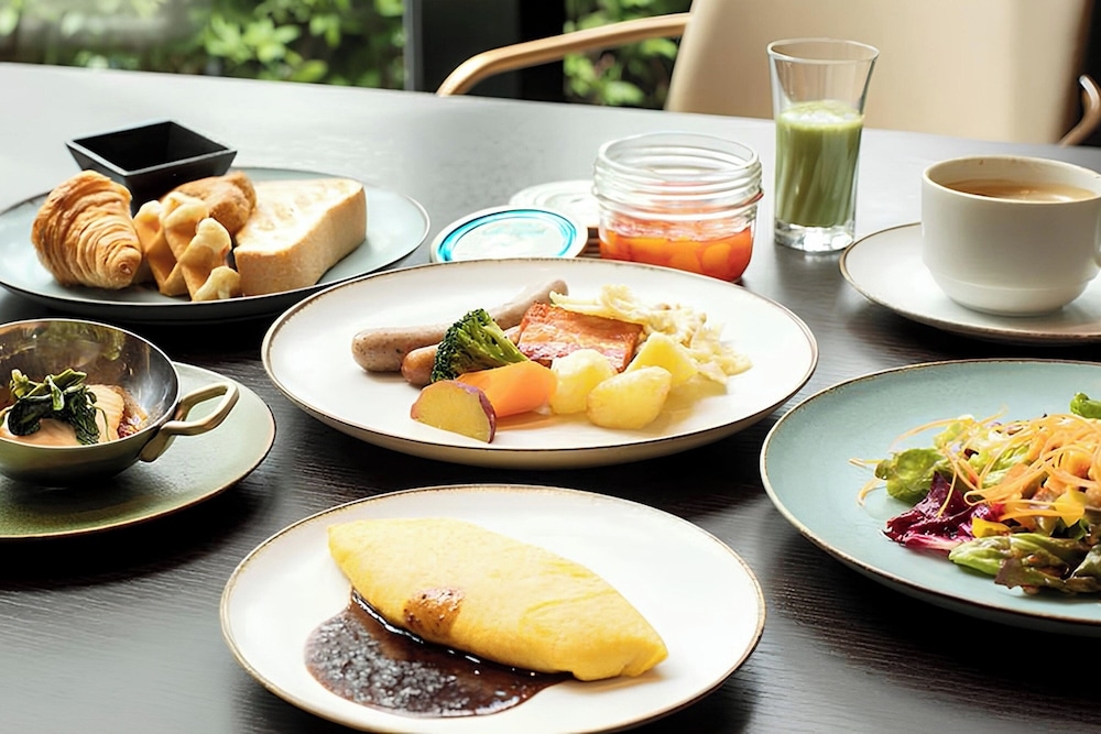 뷔페 아침 식사