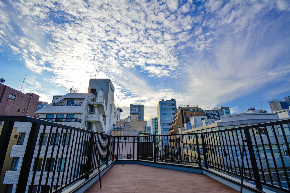 숙박 시설에서 보는 시내 전망