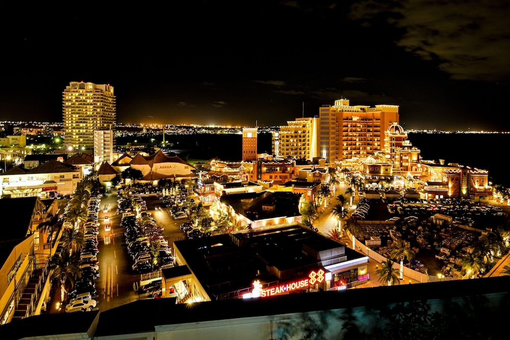 숙박 시설에서 보는 시내 전망