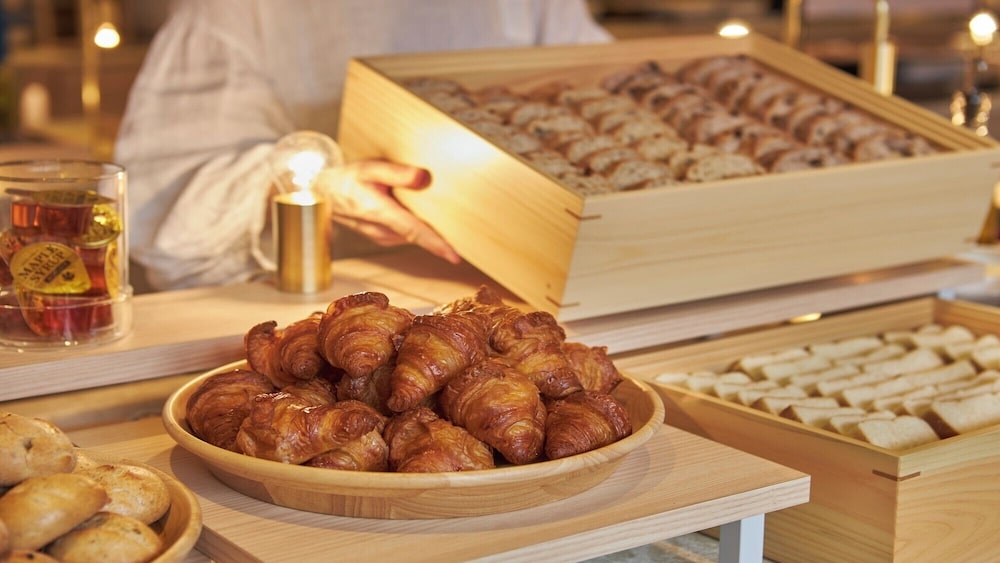 뷔페 아침 식사