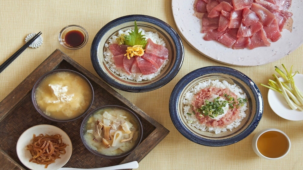 뷔페 아침 식사