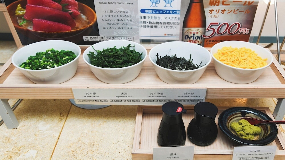 뷔페 아침 식사