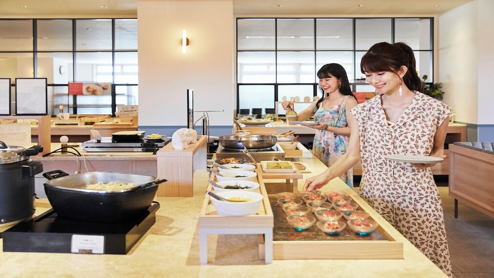 뷔페 아침 식사