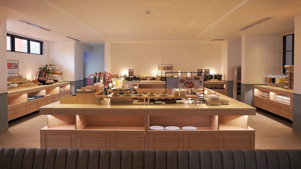 뷔페 아침 식사