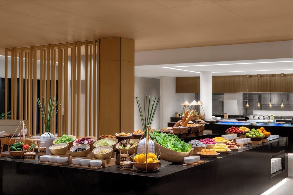 뷔페 아침 식사