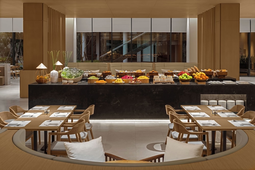 뷔페 아침 식사