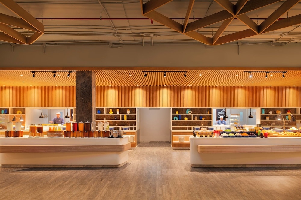 뷔페 아침 식사