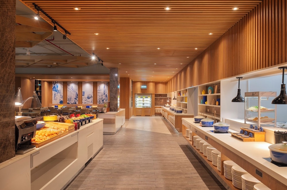 뷔페 아침 식사