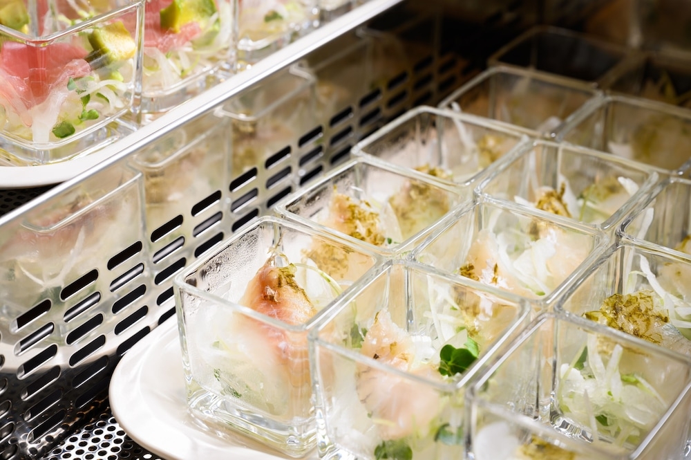 뷔페 아침 식사