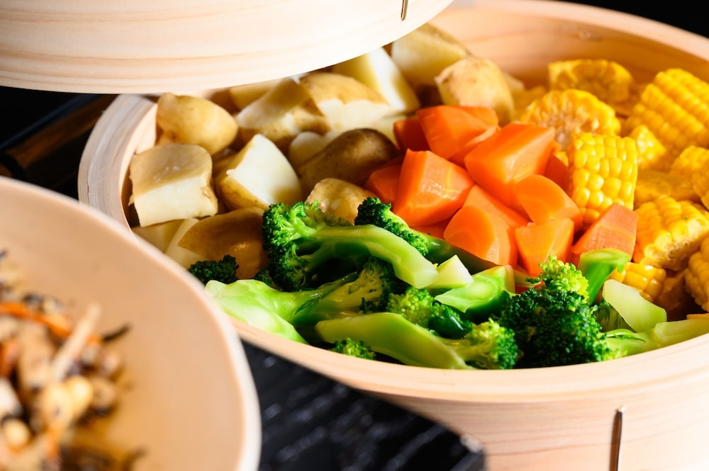 뷔페 아침 식사