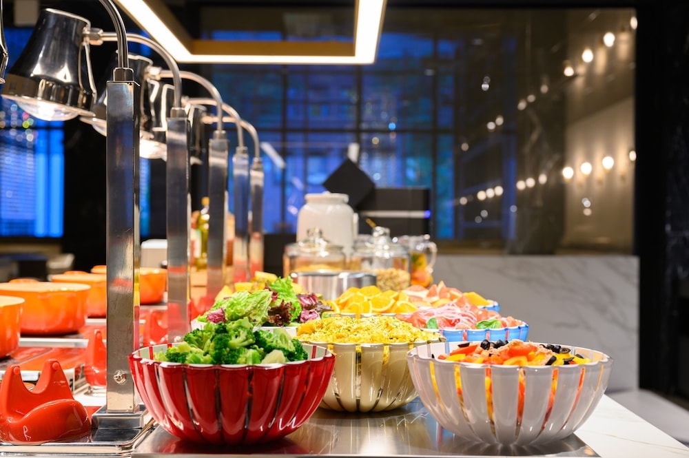 뷔페 아침 식사