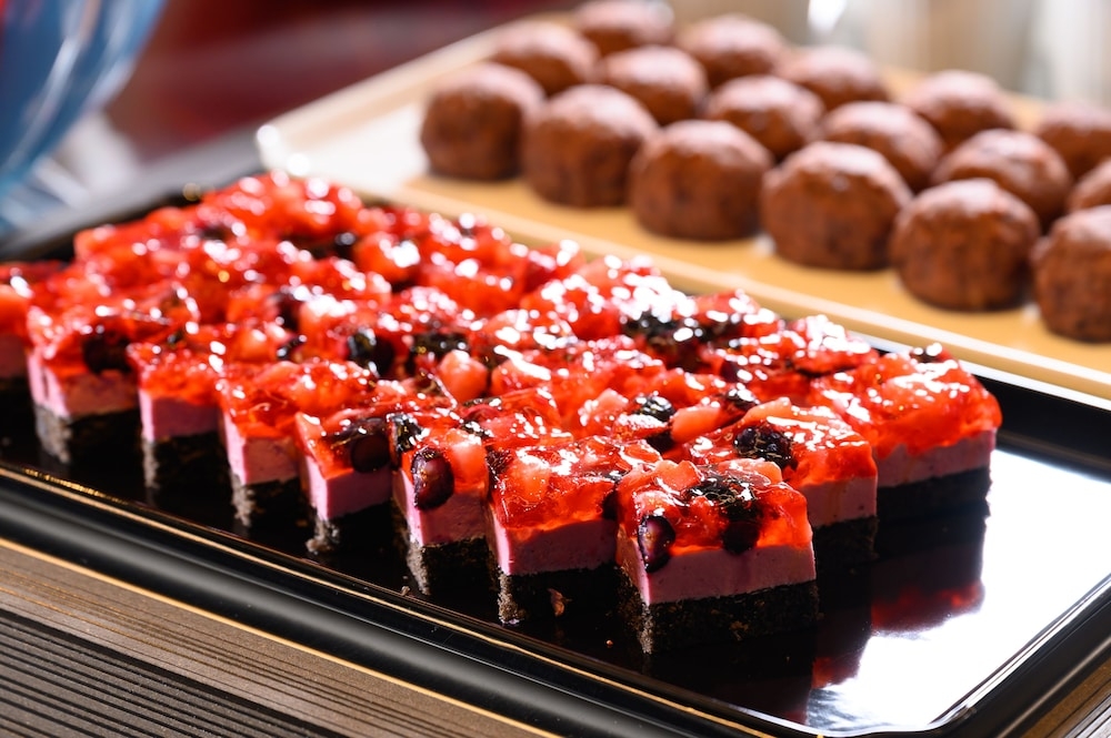 뷔페 아침 식사