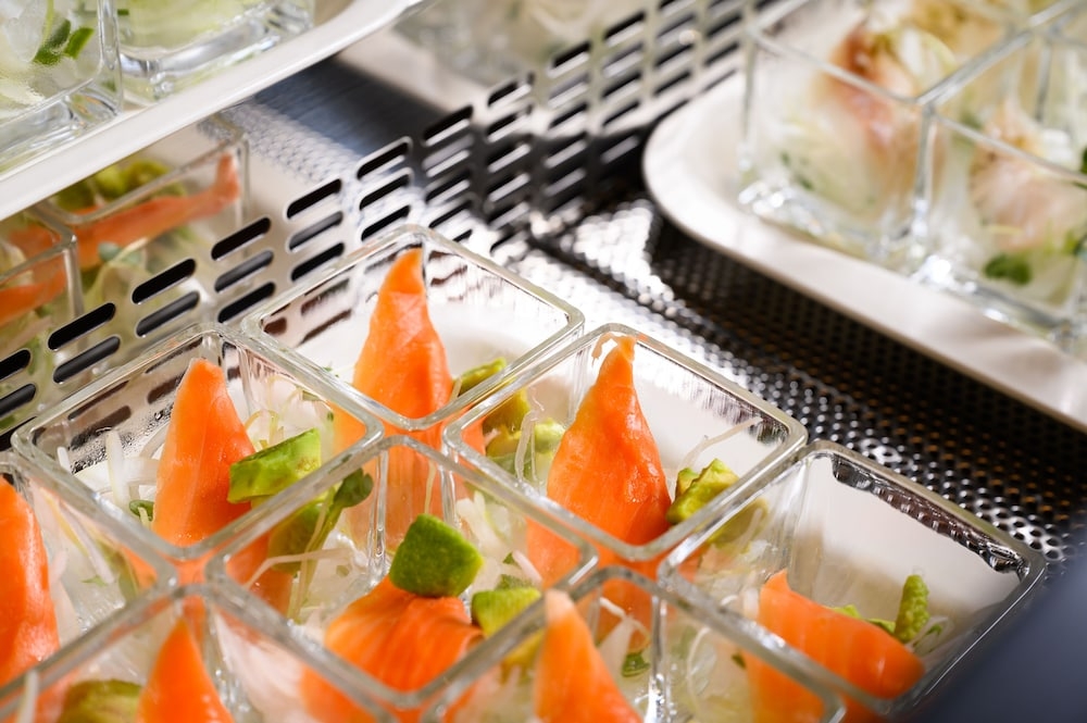 뷔페 아침 식사