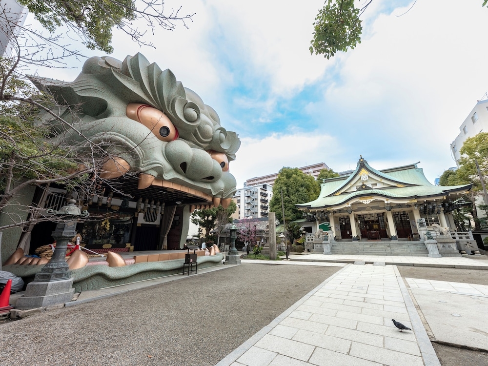 숙박 시설에서 보는 주변 전망