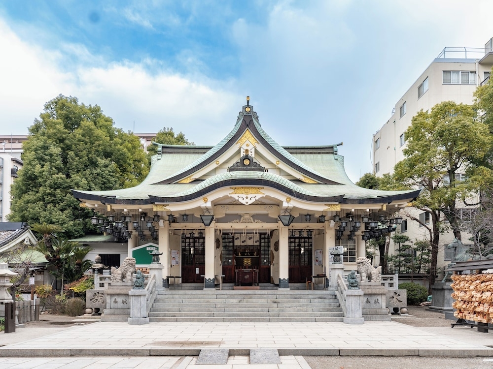 숙박 시설에서 보는 주변 전망