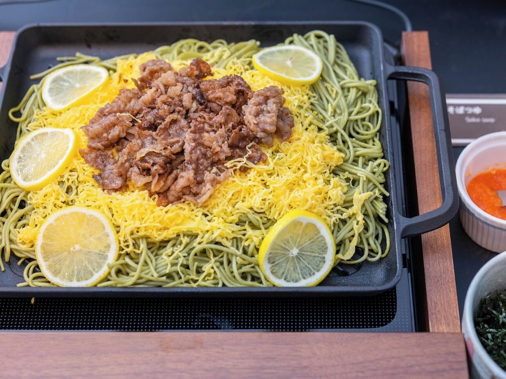 뷔페 아침 식사