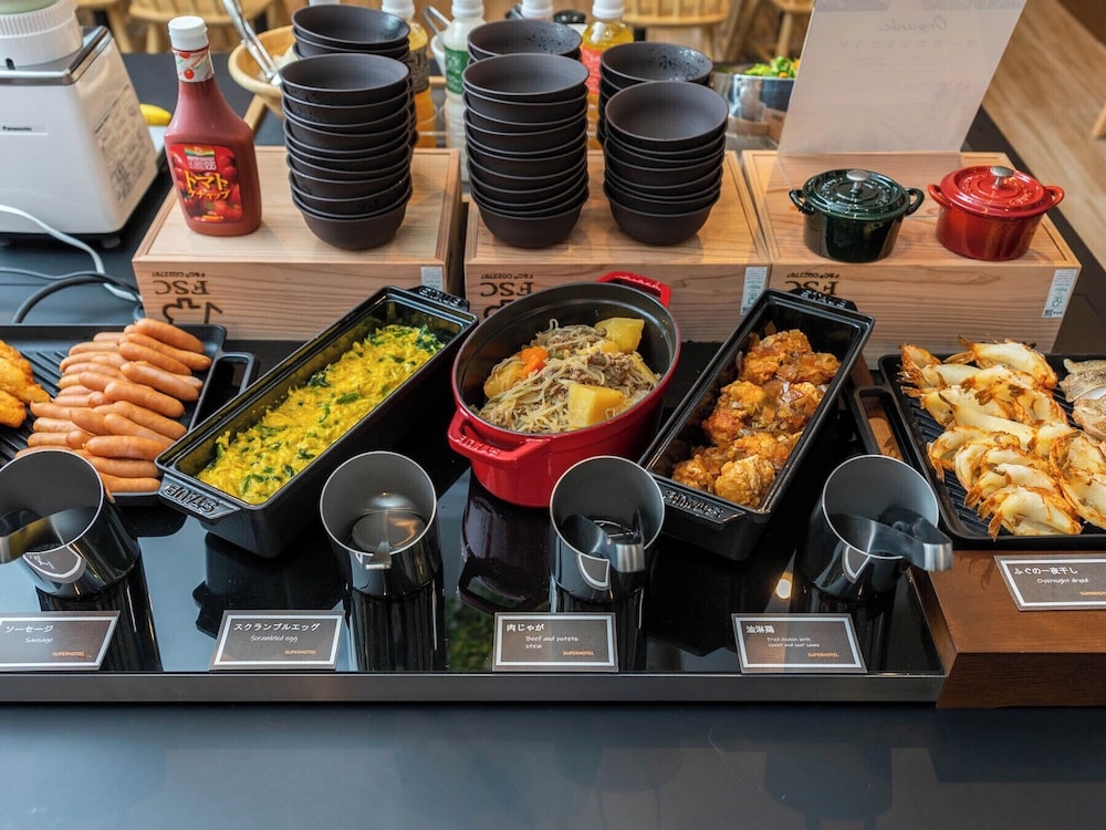 뷔페 아침 식사