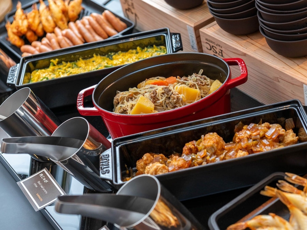 뷔페 아침 식사