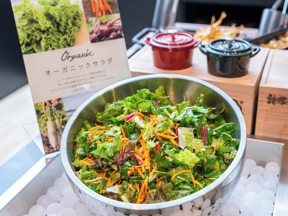 뷔페 아침 식사