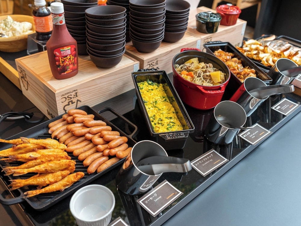 뷔페 아침 식사