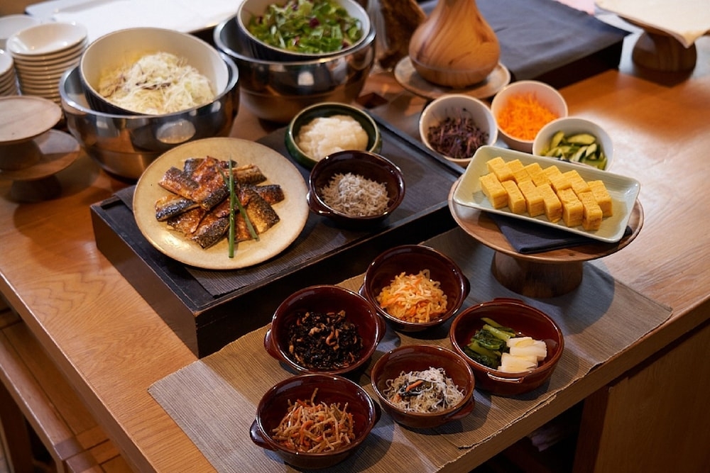 뷔페 아침 식사