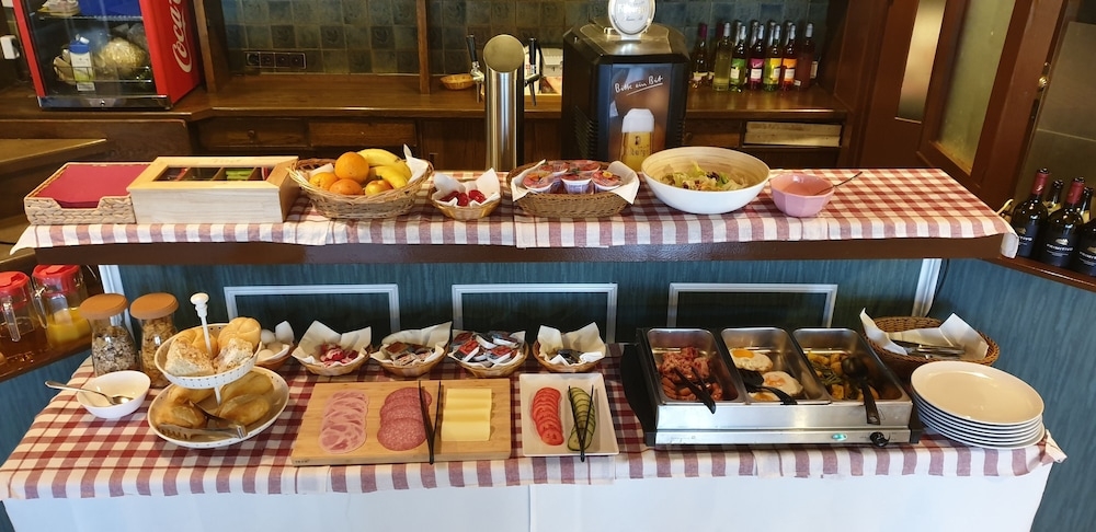 뷔페 아침 식사