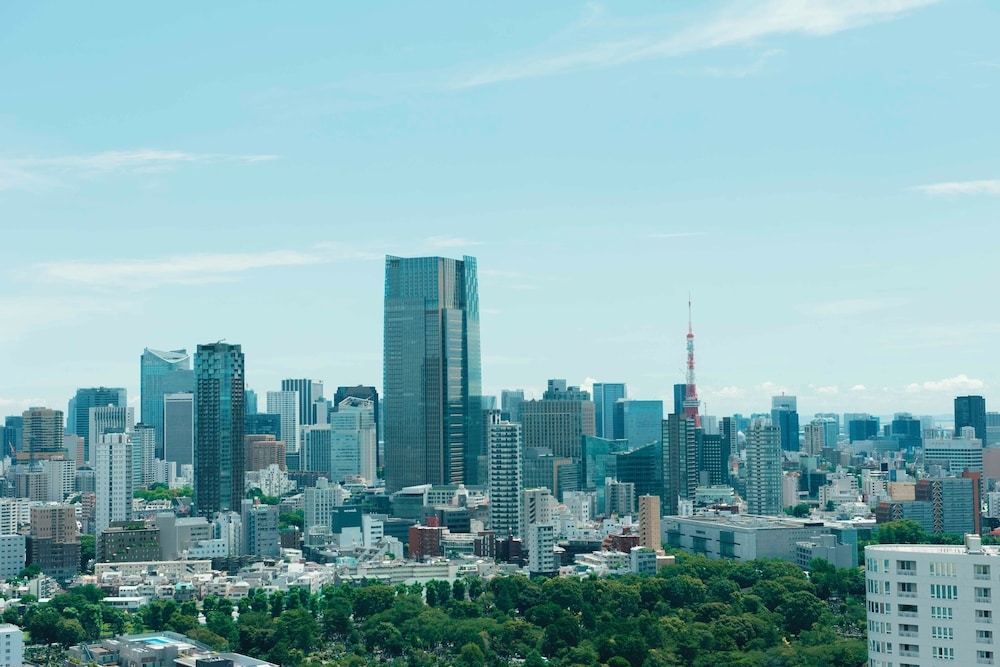 숙박 시설에서 보는 시내 전망