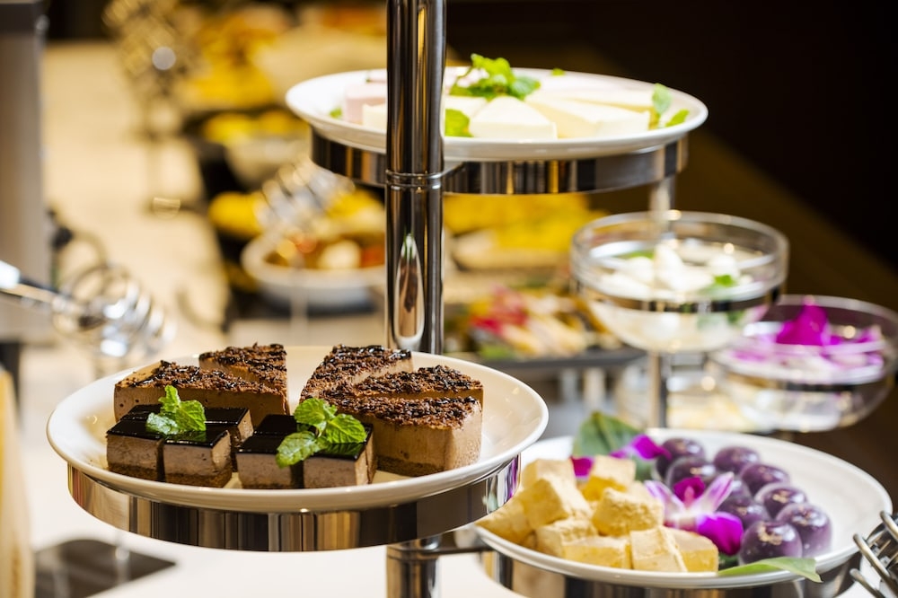 뷔페 아침 식사